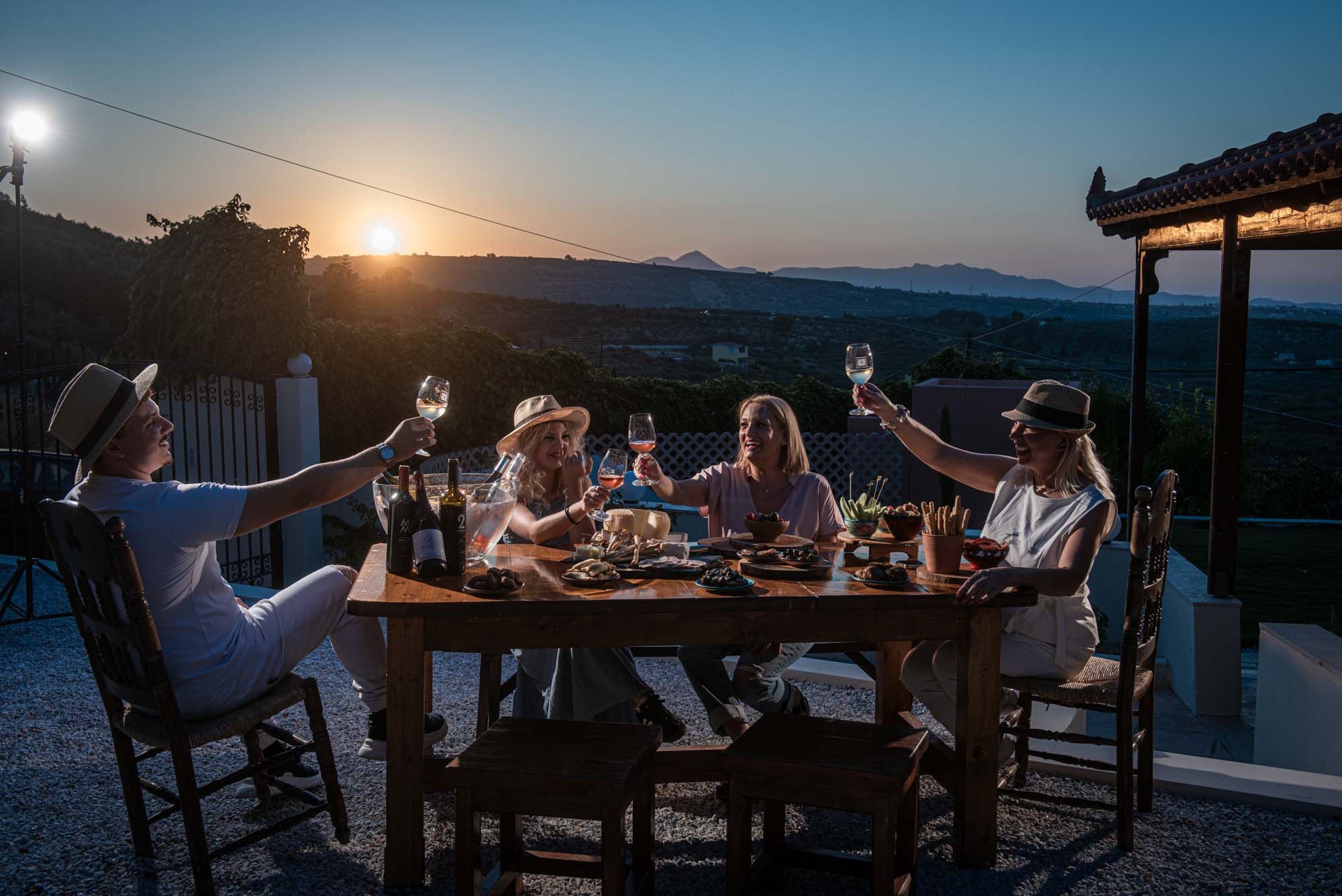 Wine Garden – Sunset & Senses: Wine, Nature, and Cretan Soul